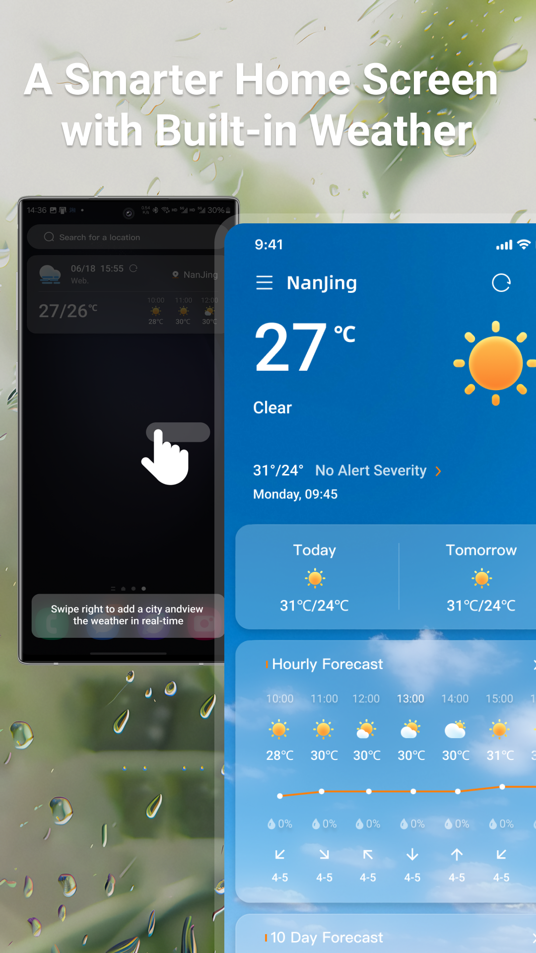 LaunchWeather Home Screen